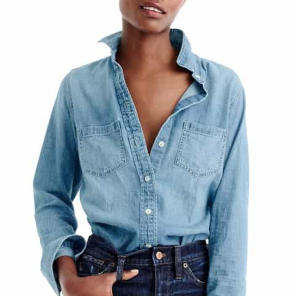 🦋Denim Button Up Dress Shirt🦋